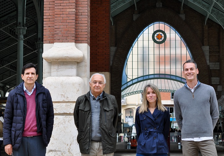 (From left to right). José María Benlloch, Jorge Gálvez, María Gálvez Llompart and Riccardo Zanni.